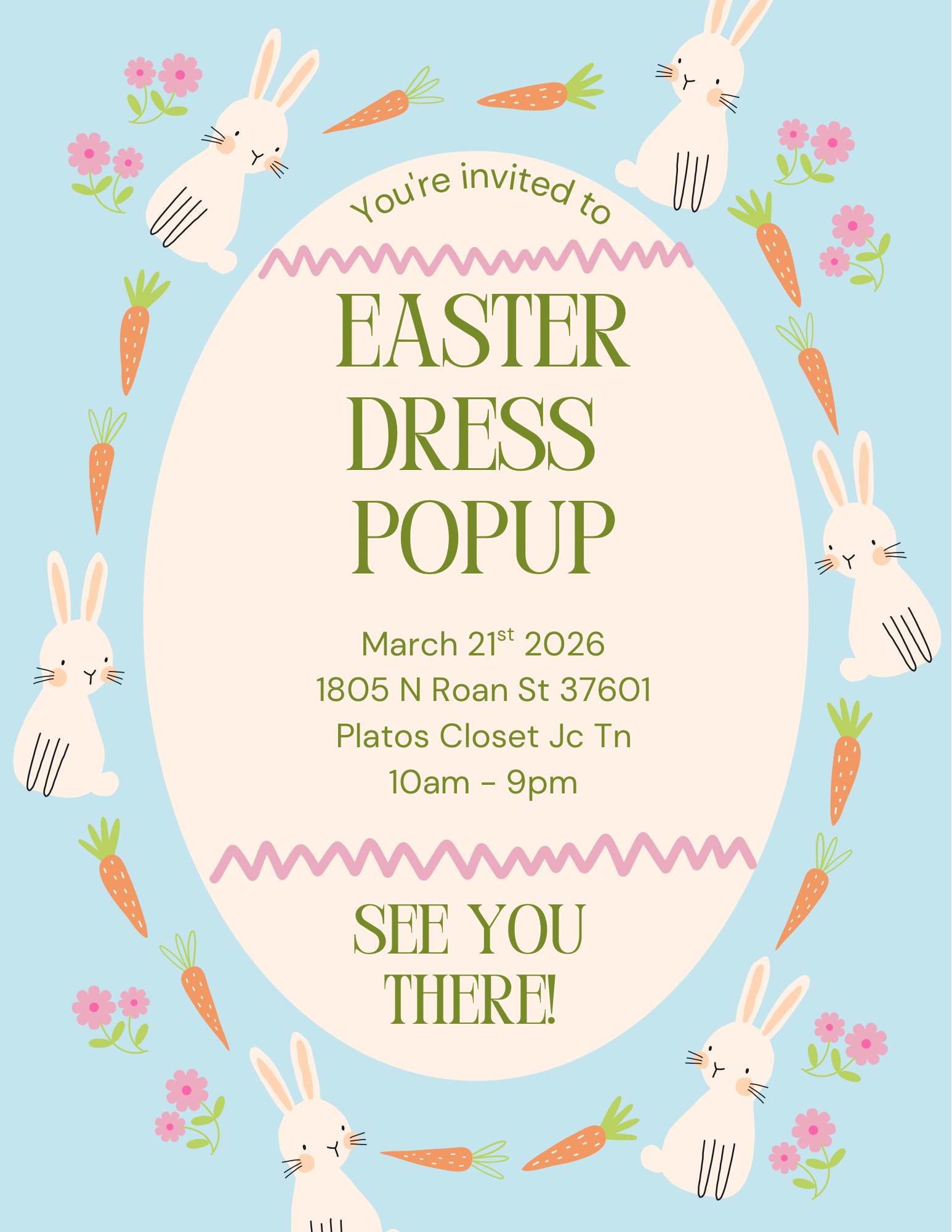 Easter Dress PopUp